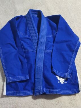 Kids Blue Brazilian Jiu Jitsu Kimono - Classic Training Gi Top
